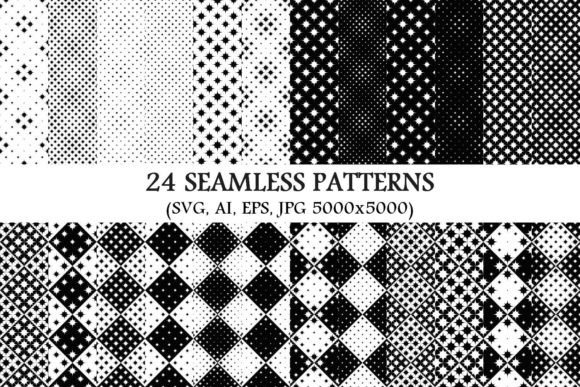 24 Seamless Star Patterns