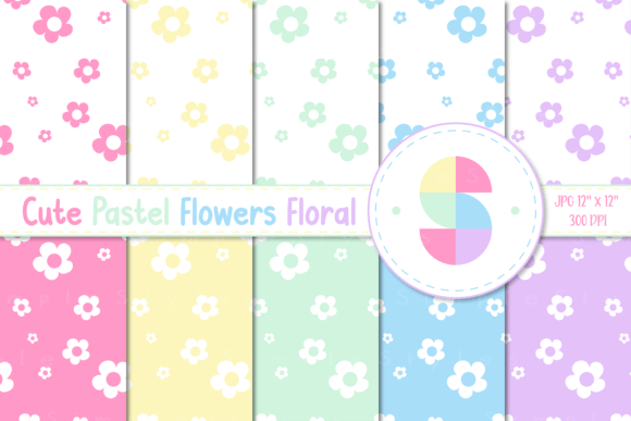 Cute Pastel Flowers Floral Patterns: A Strategic Creative Asset for Modern Makers and Brands