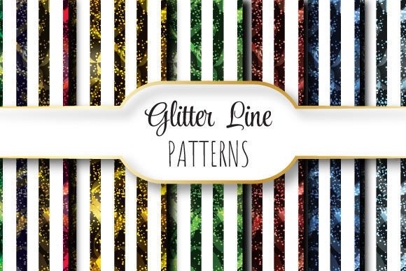 Glitter Line Patterns