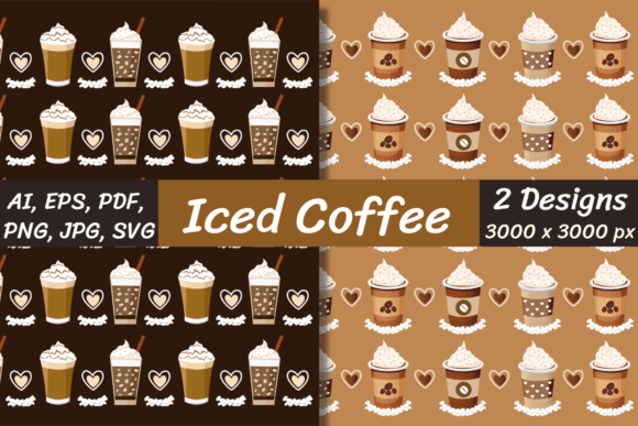 Iced Coffee Patterns