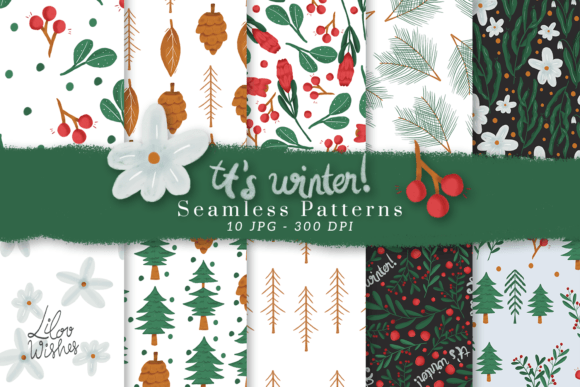 It’s Winter Seamless Patterns: High-Resolution Digital Designs for Real Creative Work
