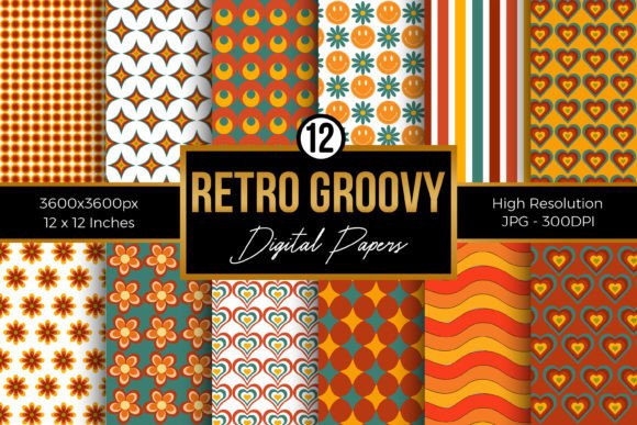 Retro Groovy Digital Paper Patterns: A Practical Guide for Crafters and Designers