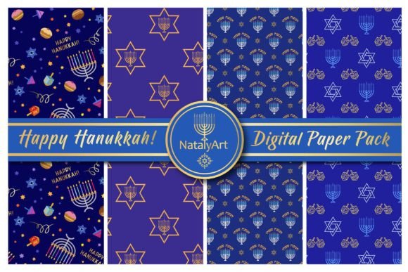 Set of Hanukkah Seamless Patterns: A Strategic Creative Asset for Modern Designers and Brands